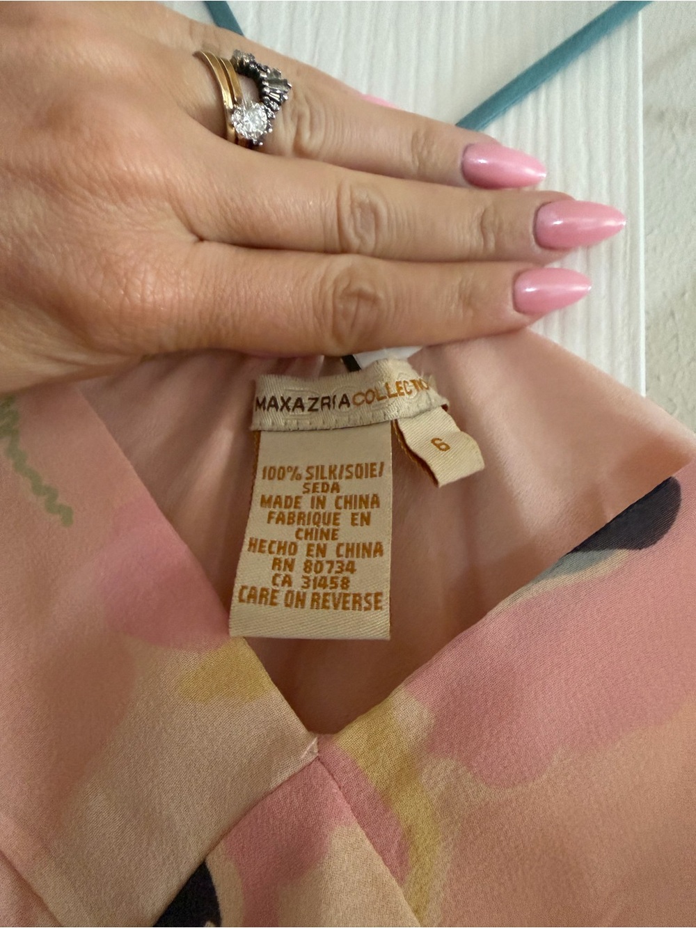 2004 Vintage BCBG MaxAzria 100% Silk Dress - Picture 2 of 7